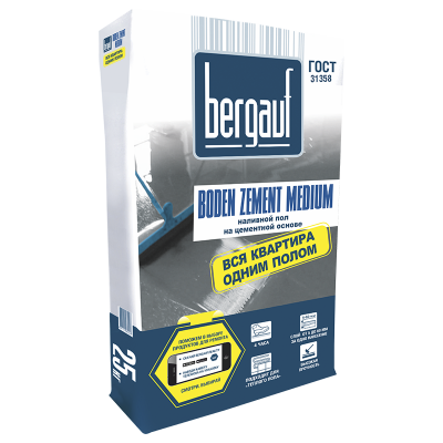 BODEN ZEMENT MEDIUM 25кг вправо